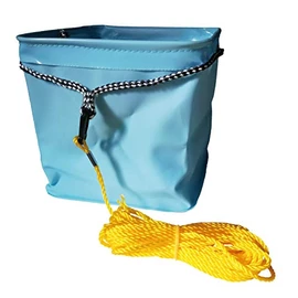 Alive KP-069 EVA Inverted Water Pumping Bucket with 8.2 ft (8 m) Rope, Square 8.3 inches (21 cm) KP-069 *Color Assortment, Color cannot be specified