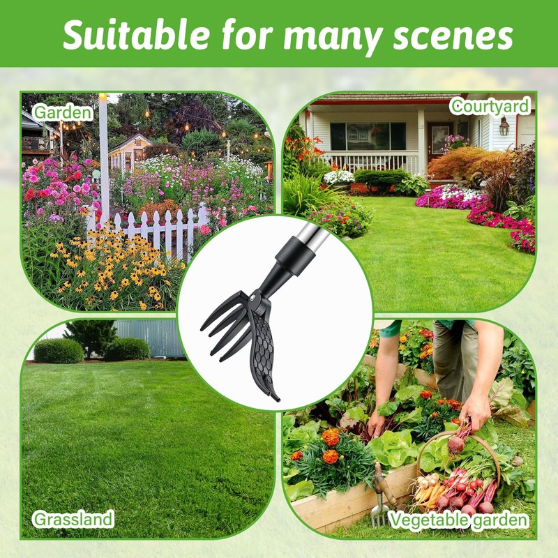 Weed Puller,Stand Up Weeder Hand Tool Weed Remover Tool with