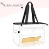 LoDrid Nurse Tote Bag with Bottom Padded Pad, Nurse Bags