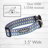 Lucky Love Dog Wide Martingale Dog Collar - No-Slip, Durable,