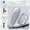 Born Pretty Cat Magnetic Eye Gel Nail Polish, Laser Holographic