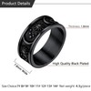 U7 Stainless Steel Rings For Women Star Moon Cool Black