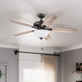 Prominence Home 51595 Cannes Ceiling Fan, 52, Bronze