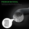 iPower 4 Inch 8FT Long Non-Insulated Flex Air Aluminum Ducting,