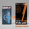 S SYUU High-Performance Reliable Motorcycle Rear Brake Pads Set Kit