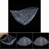 Outdoor Fly Fishing Landing Net Clear Rubber Replacement Mesh Bag(Mudium)