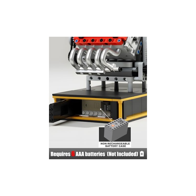 V8 Engine Building Set, Build Your Own Mini V8 Model