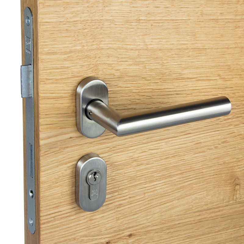 Gedotec Door Handle Room Door Handle Stainless Steel Door Fitting