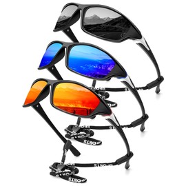 Sports KALIYADI Polarized Sunglasses-Men Sports Sun-glasses: Mens Sunglasses Polarized UV Protection for Fishing Driving Cycling
