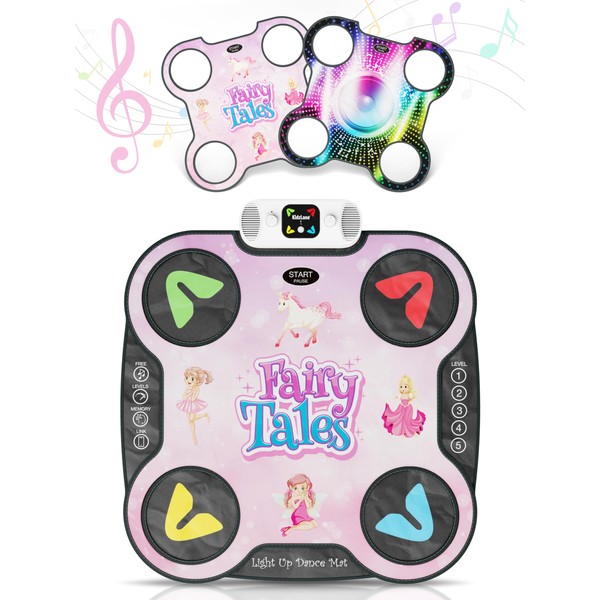 Kidzlane Light Up DJ Dance Mat for Kids - Bluetooth