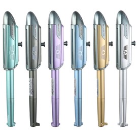 allcoupon 6Pcs Novelty Helicopter Pens, 0.5mm Quick Dry Black Gel Ink Airlane Shaped Pens, Creative Transforming Pen for Office, Party