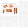 10 Pack BBQ Grill Mesh Mat,Mesh Baking Tray,Grill Mesh,Disposable Barbecue