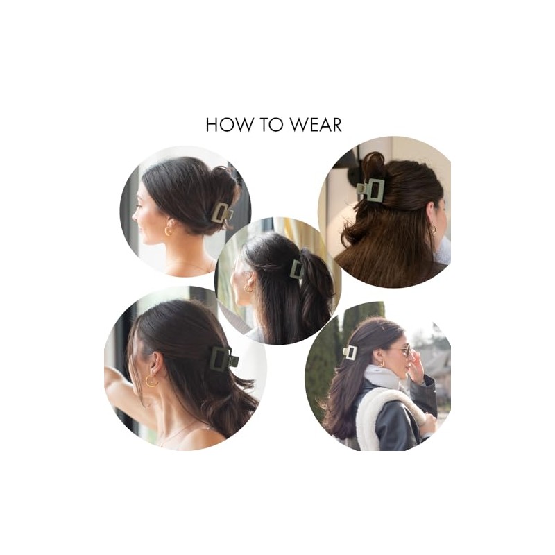 FRAMAR Hair Claw Clip Sage