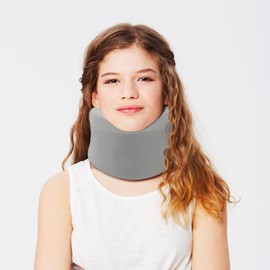 Aogigigio Neck Brace Cover - 2 Pcs Cervical Collar Dust Cover Sleeve for Women Men, Soft & Comfortable for Sleeping Working Breathable, Gray