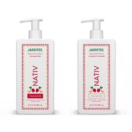 New Limited Edition Collection Shampoo and Conditioner Set By Nativee - 16.5 FL OZ each, (2) bottels (1) Shampoo and (1) Conditioner (Passion Fruit)