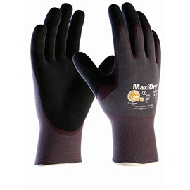 DBI Trading MaxiDry Palm Coated – 424 Oil Resistant Work Gloves Size 10 XL Pack of 5), 2371XL5