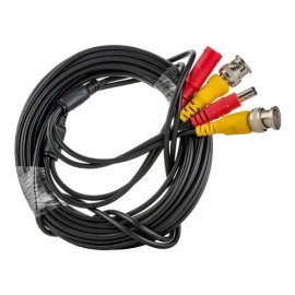 Cable Siames 20 Metros Para Camaras Seguridad Cctv Bnc Video                                                                                          