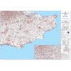 Kent And East Sussex Postcode Sector Wall Map- Postcode Sector