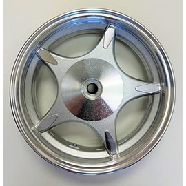 New 50cc - 100cc 10" Rear Drum Rim Chinese Scooter 19 splines, 5 spoke, aluminum rim, tubeless tire
