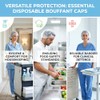 Maqihan Redes Cabello Bouffant Unidades Desechables Tejidas Cubrir Cabeza Transpirables