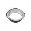Pastlla 4 Pcs Round Aluminum Rain Gutter Outlet Downspout Adapter,