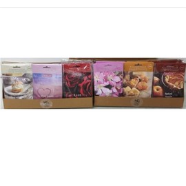 Hosley Bulk Buy Scented Sachet for Drawers or Closets Set of 24 - Creamy Vanilla, Pind Sands, Rose, Cherry Blossom, Myrrn, Baked Apple 6 Fragrance Assorted.