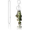 Mifoneix Fisherman Fishing Big Bass Creative 2d Flat Keychain Mother'S