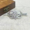 Adult Celtic Style Design Hair Ornaments (Silver Tied), Wizard Hair