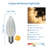 100 Pack C9 Christmas Lights LED Replacement Bulbs, Shatterproof &