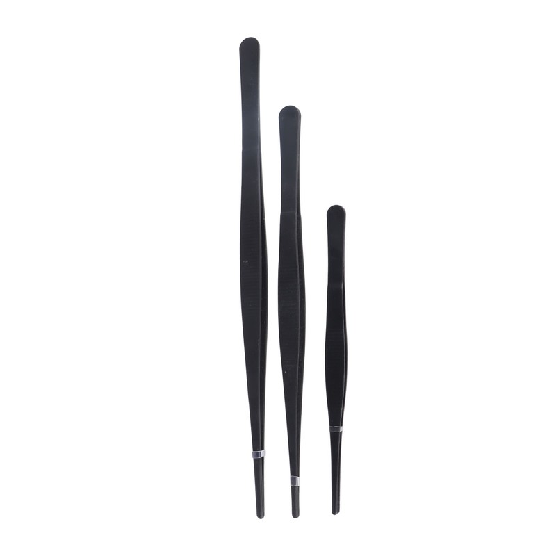 Reptile Feeding Tongs Prevent Slip Stainless Steel Thickened Reptile Feeding