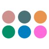 Kit delineador Anlett con 6 piezas #5 multicolor cont. Por