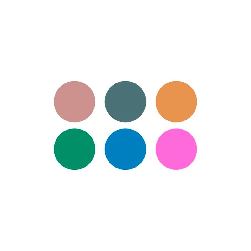 Kit delineador Anlett con 6 piezas #5 multicolor cont. Por