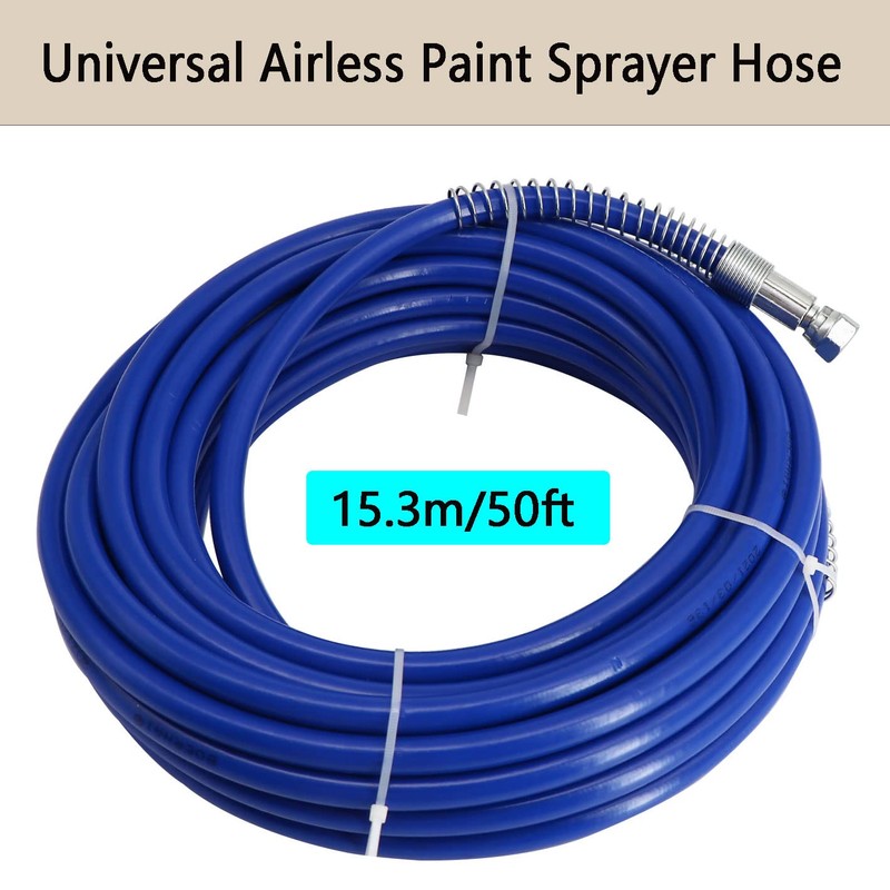 Tektall Airless Paint Spray Gun and 50 Feet Hose Swivel