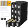 BILIPLE 12000+ Trading Card Storage Box for Commander Display, Card