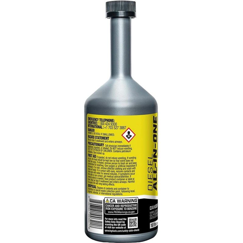 VP Racing 2838, Diesel All-in-One Fuel Conditioner - 16 Ounce