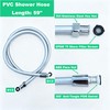 59” Ultra-Flex Shower Hose, Premium RV PVC Handheld Shower Head