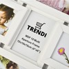 Trendi® Large Multi Aperture Picture Photo Frame Holds 12 x