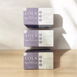 Lola Organic Cotton Ultra Thin Liners Lola Light Absorbency 36 Ct Made In Italy 3 Box