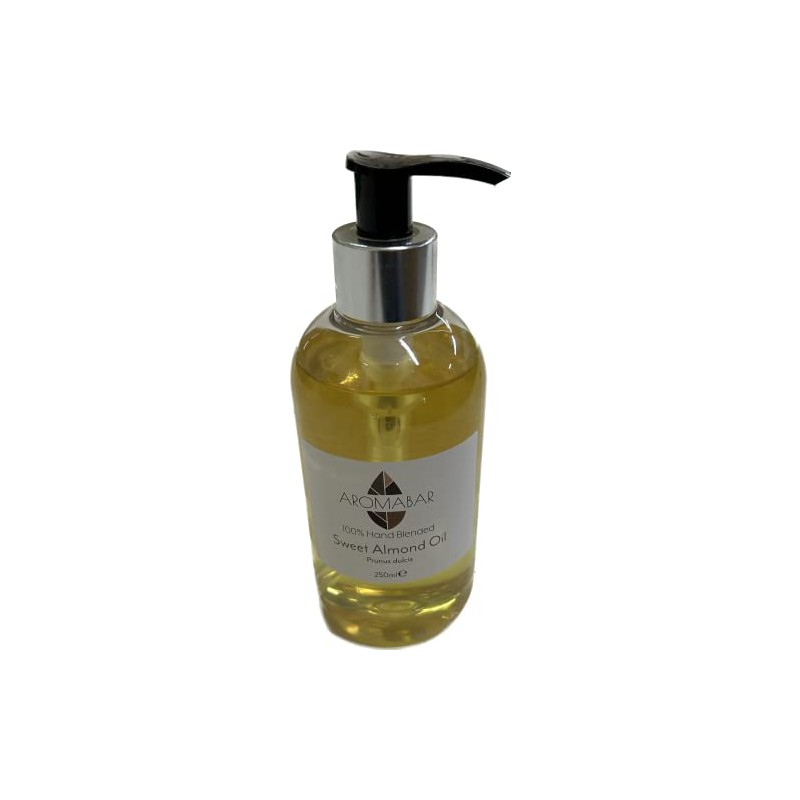 Sweet Almond Oil 250ml Pump Dispenser Aromatherapy Carrier 100% Pure
