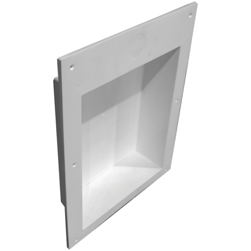 Saf-T-Duct Dryer Outlet Box, white