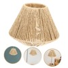 HEMOTON Rattan Lampshade Handmade Lamp Shade Lamp Shades for Home