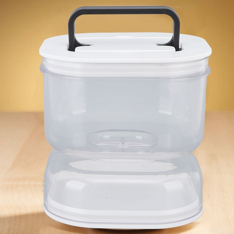 Pickle Jar with Strainer Flip Leak Proof Pickle Juice Separator