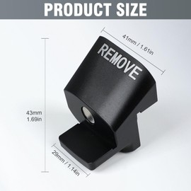 59370 Serpentine Belt Remover Installer Tool, Durable Aluminum Pulley Pliers for Automotive Stretch Belt Replacement, Compatible with Most Vehicles (Black)