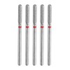 sourcing map 5pcs 200-230 Grits Diamond Grinding Bit 2.6mm Cylindrical