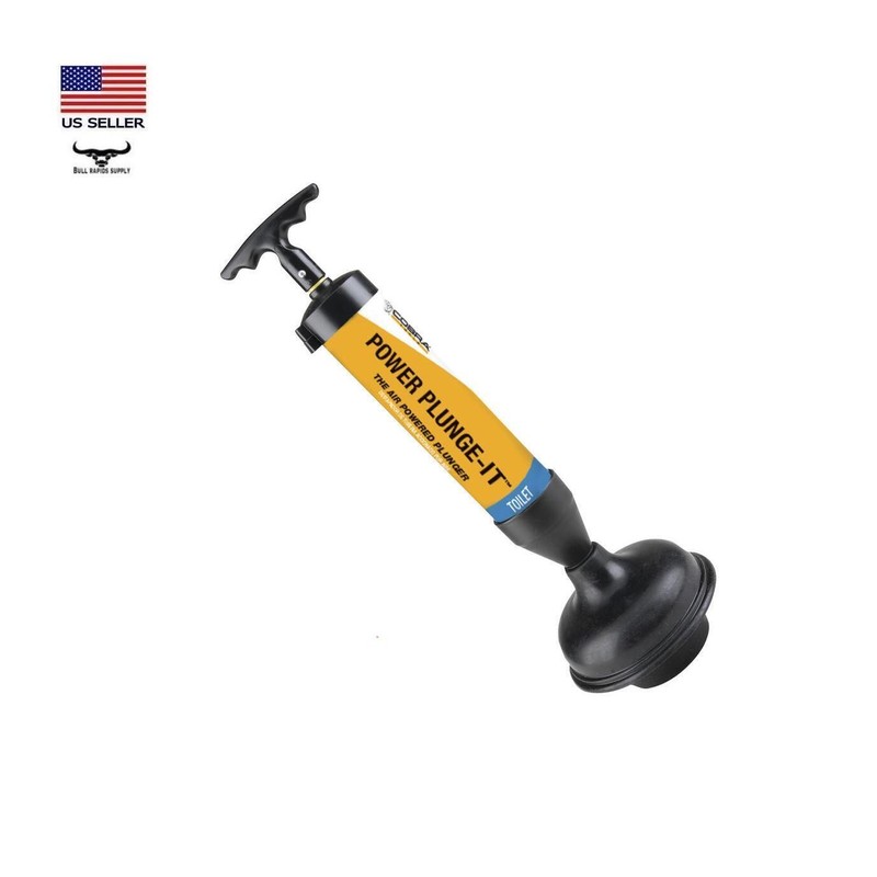 Cobra 300 Power Plunge-It Air & Water Powered Toilet Plunger