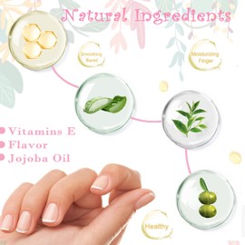 Nail Cuticle Oil 15ml with Organic Vitamin E & B, Cuticle Oil for Nails, Jojoba Nail Cuticle Oil,Nail Oil Soothe Moisturize with Dropper Design for Dry Rough Nail Care Repair (Tea Tree)