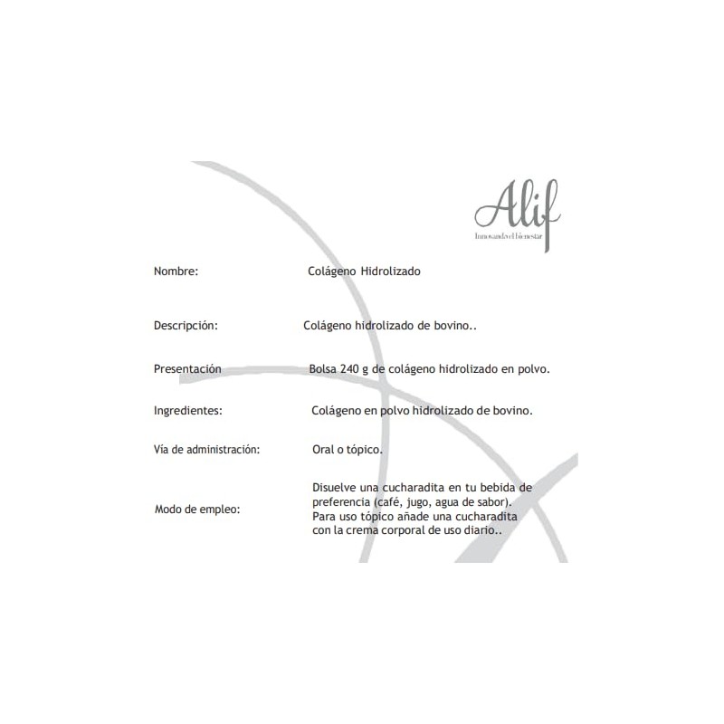 ALIF Colageno Hidrolizado 240 gr