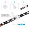 WENHSIN 10Packs 4-Pin RGB LED Light Strip Connectors 10mm Unwired