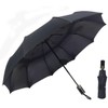 BSDYCL Umbrella Windproof Strong,with Vented Double Canopy - Compact Umbrella
