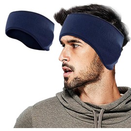 ADOSSY Neck Warmer, Men's, Ear Warmer, Headband, Ear Muffler, Ear Muffler, Sports Hair Band, Windproof, Cold Protection, Ear Muffler, Sweatproof, Bangs Fixed, Hair Clip, Ear Protection, For Running,